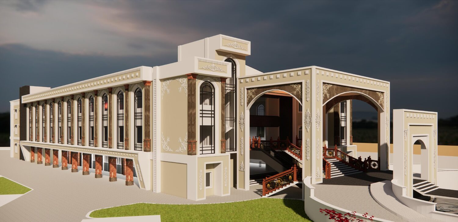 Ambarison Marriage Hall — proposed grand elevation