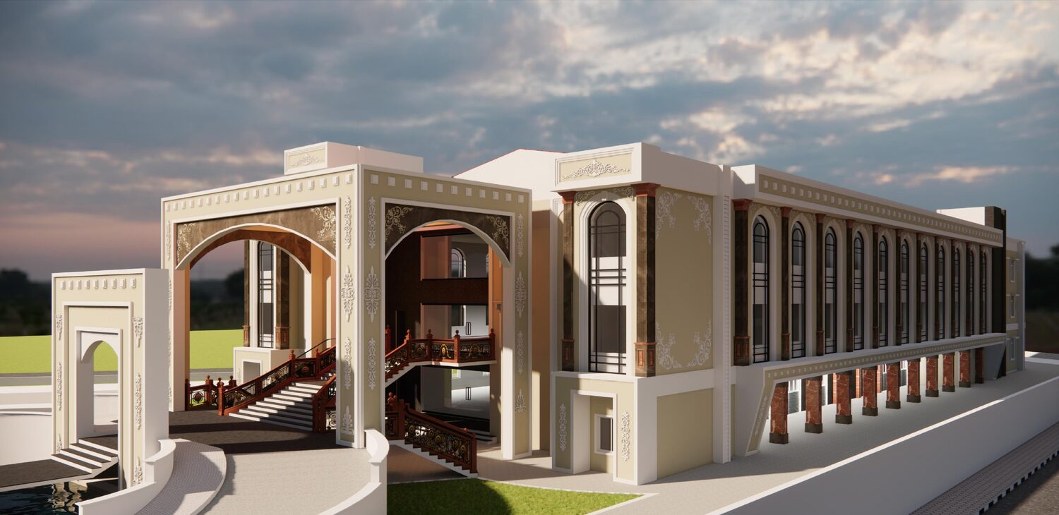 Ambarison Marriage Hall corner perspective